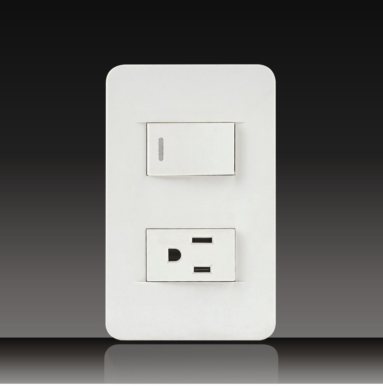 1 Gang 1 Way Switch+3pin Socket (LGL-11-15)
