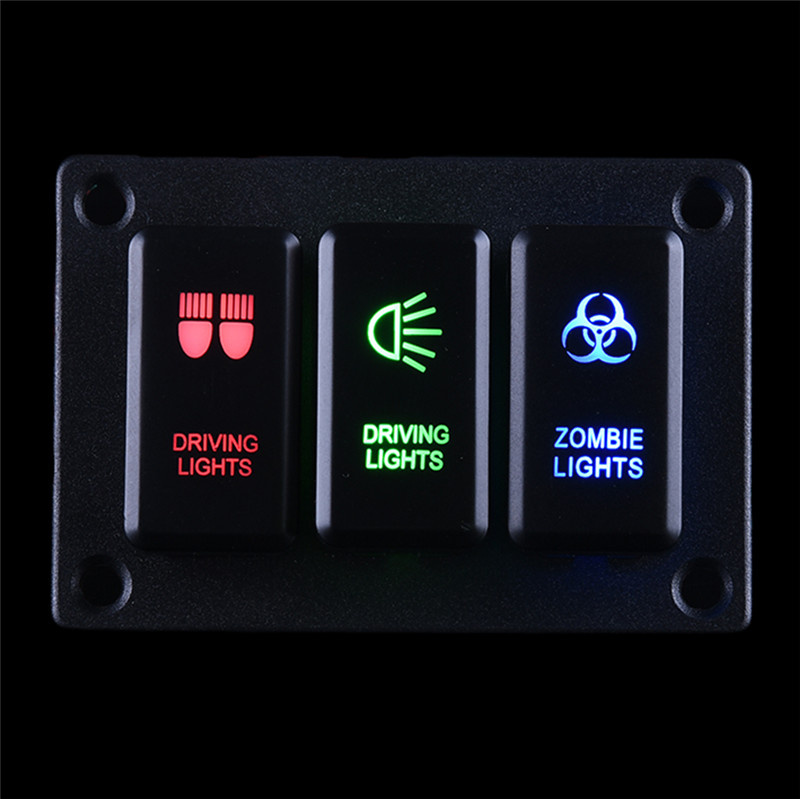 DC 12V Driving Light Panel Switch Rocker Switch for Toyota