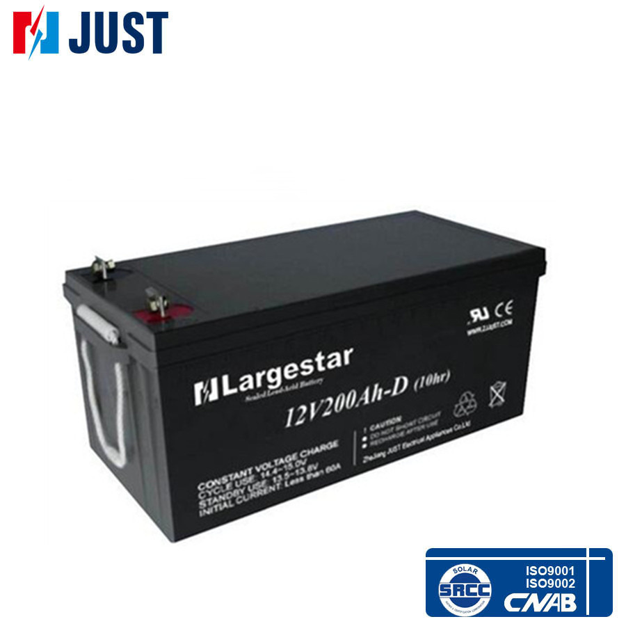 VRLA Battery UPS Battery Deep Cycle Rechargeable Battery 12V 200ah