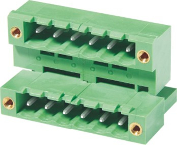 Double Pluggable Terminal Block with Nut (WJ2EDGVRTM)