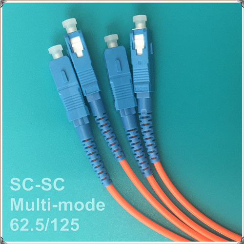 Sc-Sc 03m, PC Standard, Multi-Mode Double Core 3.0/2.0 62.5/125 Optic Fiber Patch Cord