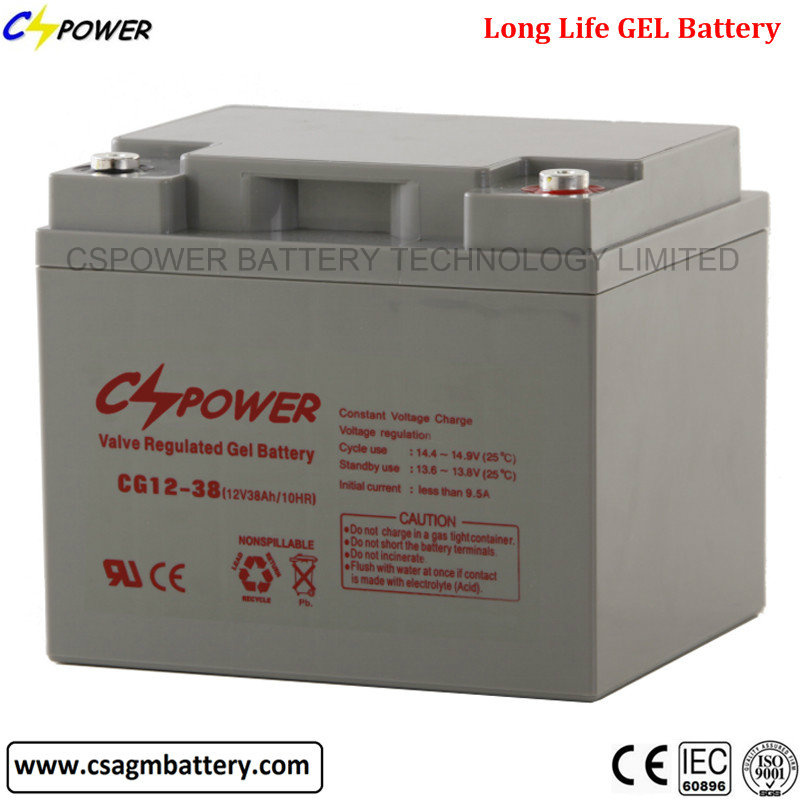 AGM/Gel 12V38ah Deep Cycle Solar Battery