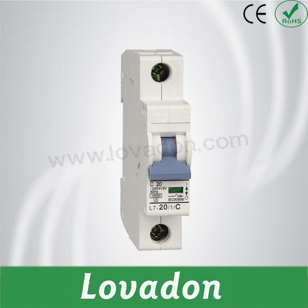 High Quality L7 One Pole Miniature Circuit Breaker