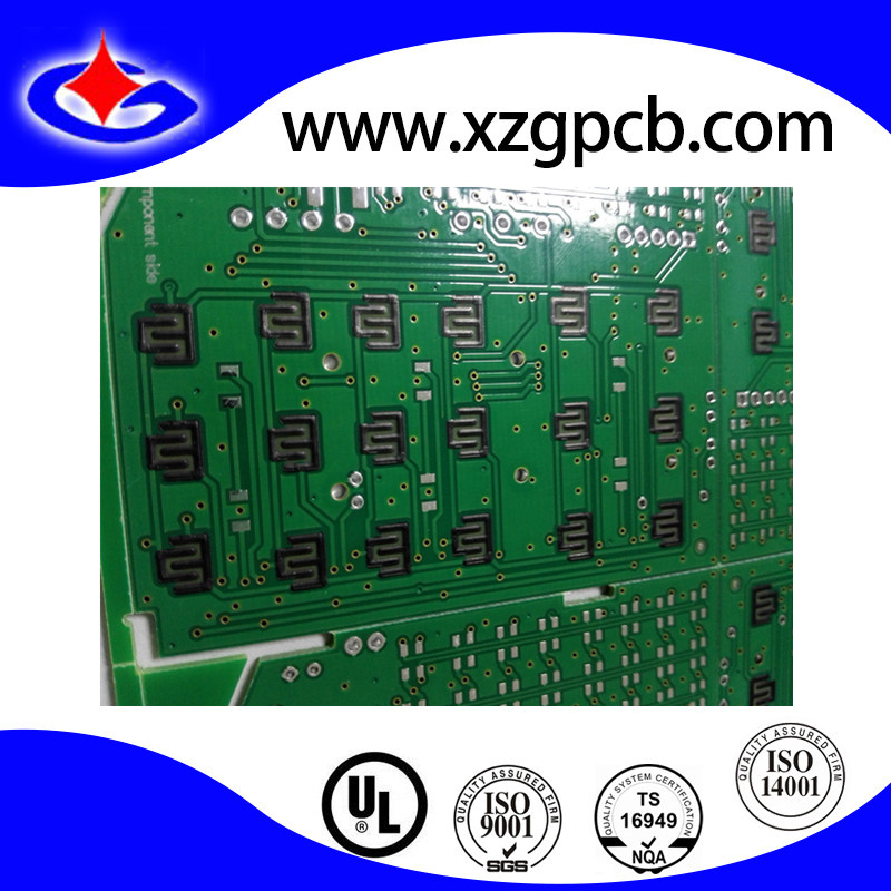 Single Layer Fr4 PCB with High Resistance Carbon Ink