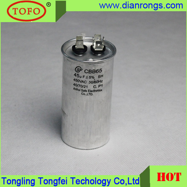 Cbb65 Capacitor 60UF 450V 440V