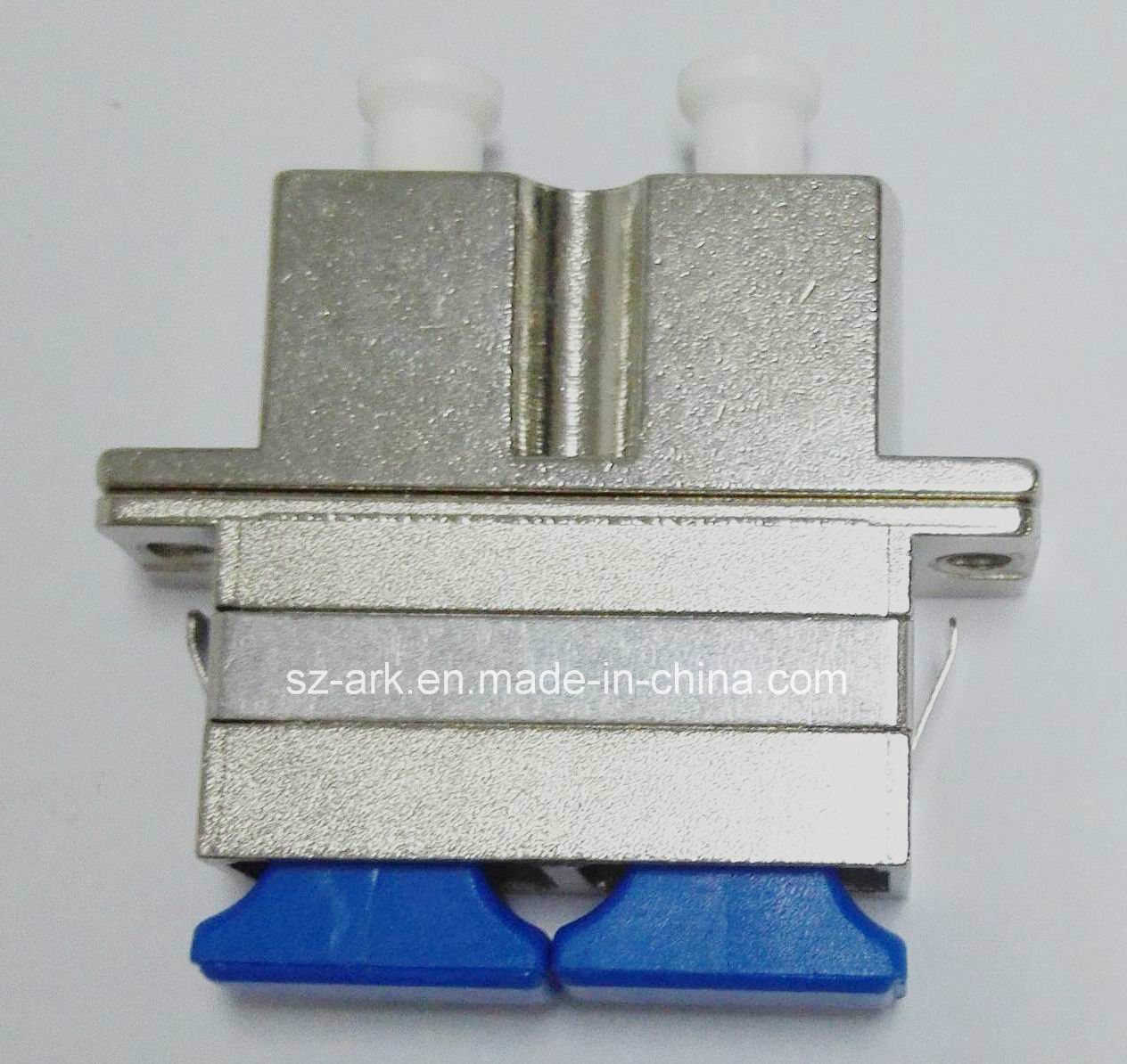 LC/Sc Duplex Hybrid Fiber Optic Adapter