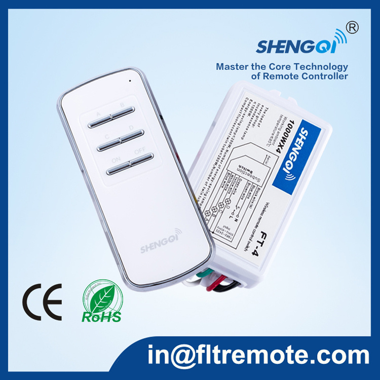 RF Wireless Remote Controller Switch Ce FT-4