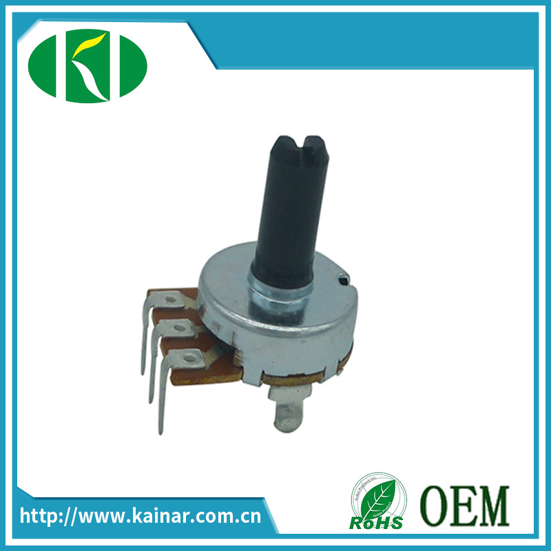 Jiangsu 17mm 3 Pin Volume Control Rotary Linear Potentiometer