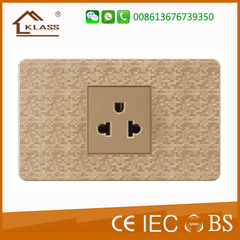 3pin Universal Electrical Socket for Thailand Market