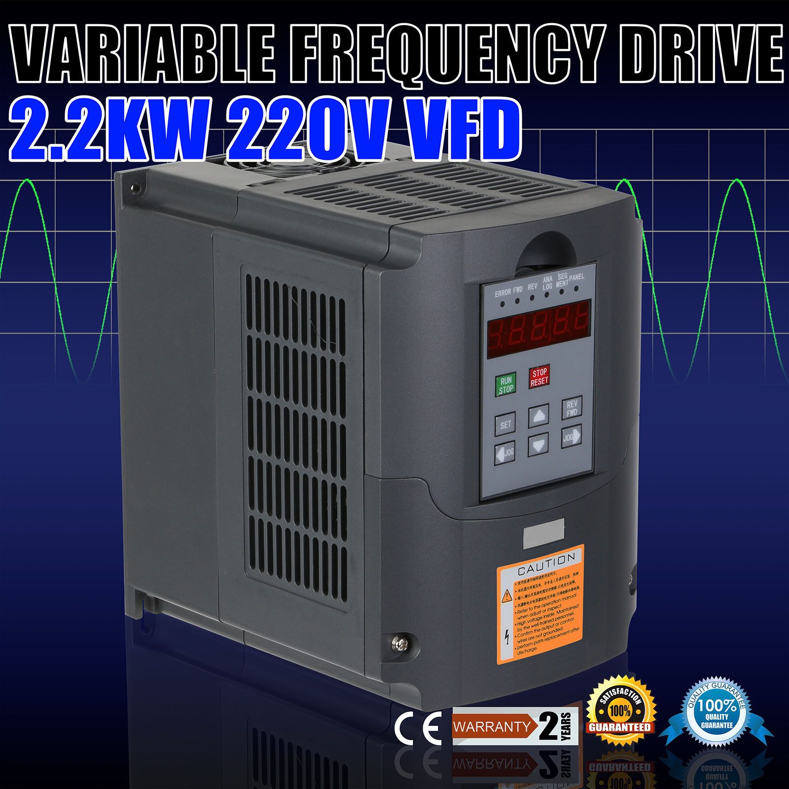 2.2kw 220V 3HP 10A Variable Frequency Drive Inverter VFD