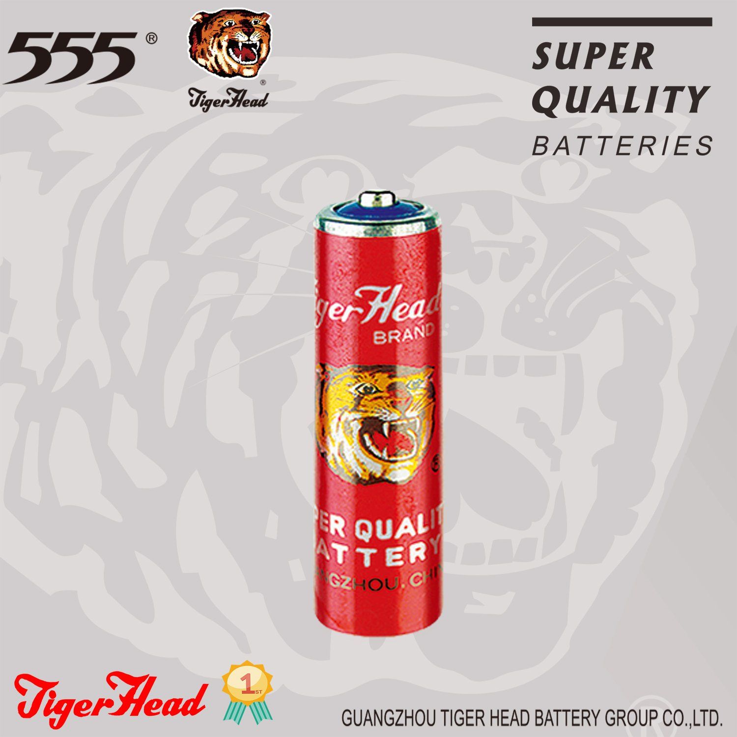 Tiger Head Super Quality R6s 304 AA Size Um-3 Battery