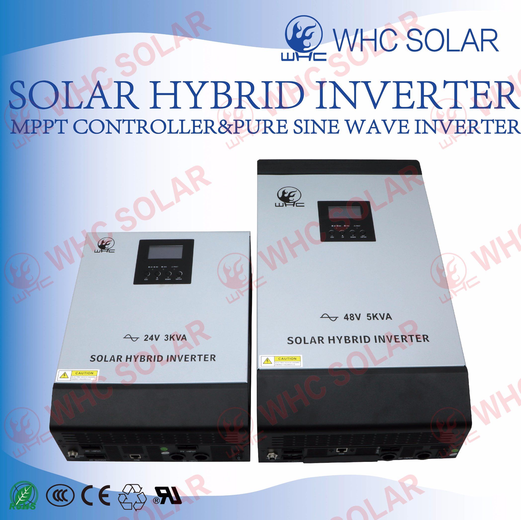 Whc Built-in MPPT Hybrid off Grid Solar Power Inverter