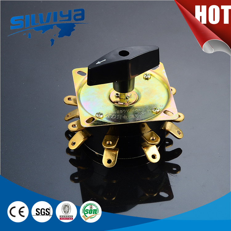 2 Pole 3 Way 40AMP Rotary Switch