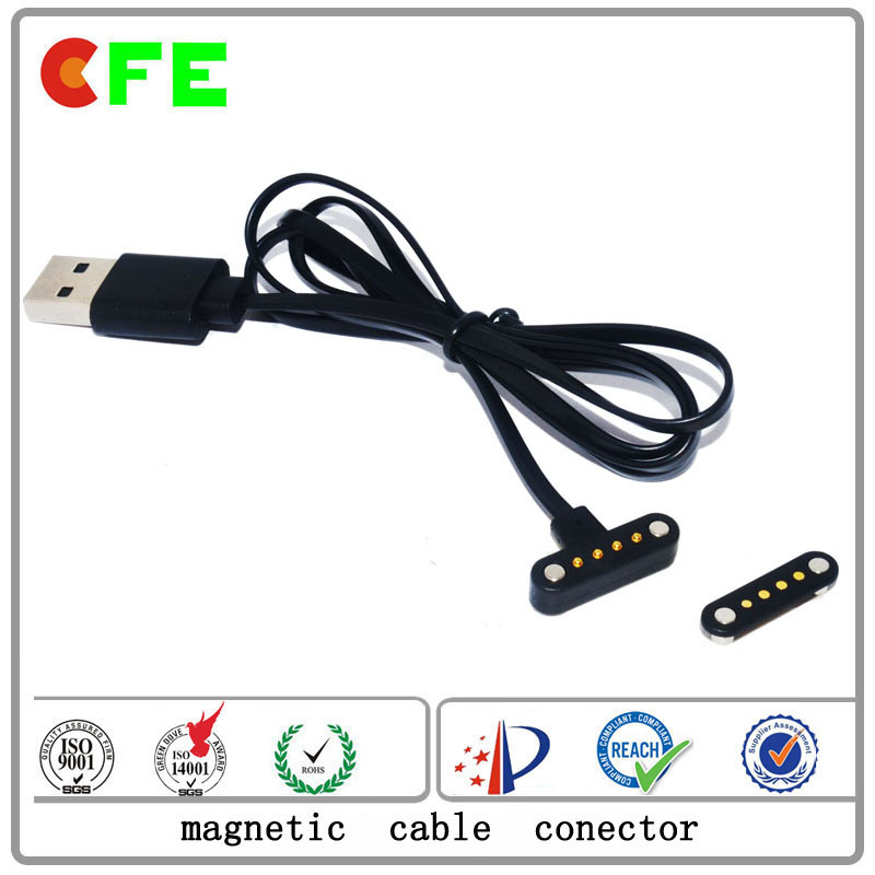 Waterproof Magnetic Connector with USB Cable