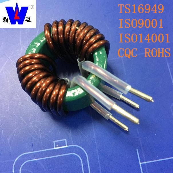 Big Current Toroidal Power Choke Inductor Coil with Ts16949