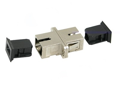 Sc-Sc Metal Type Single Fiber Optic Adapter