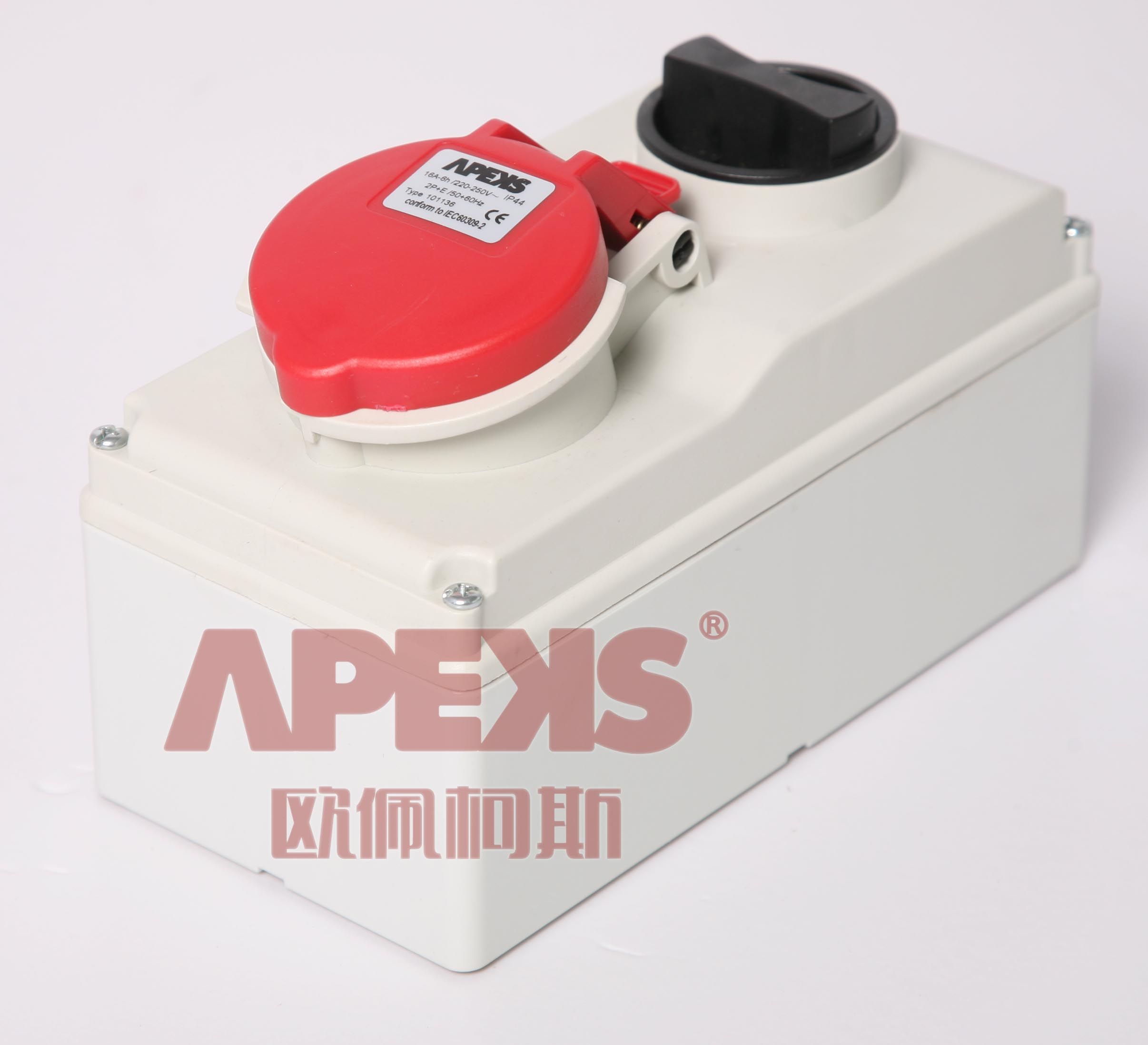 IP44 Interlock Switch Socket----Wall Mounted