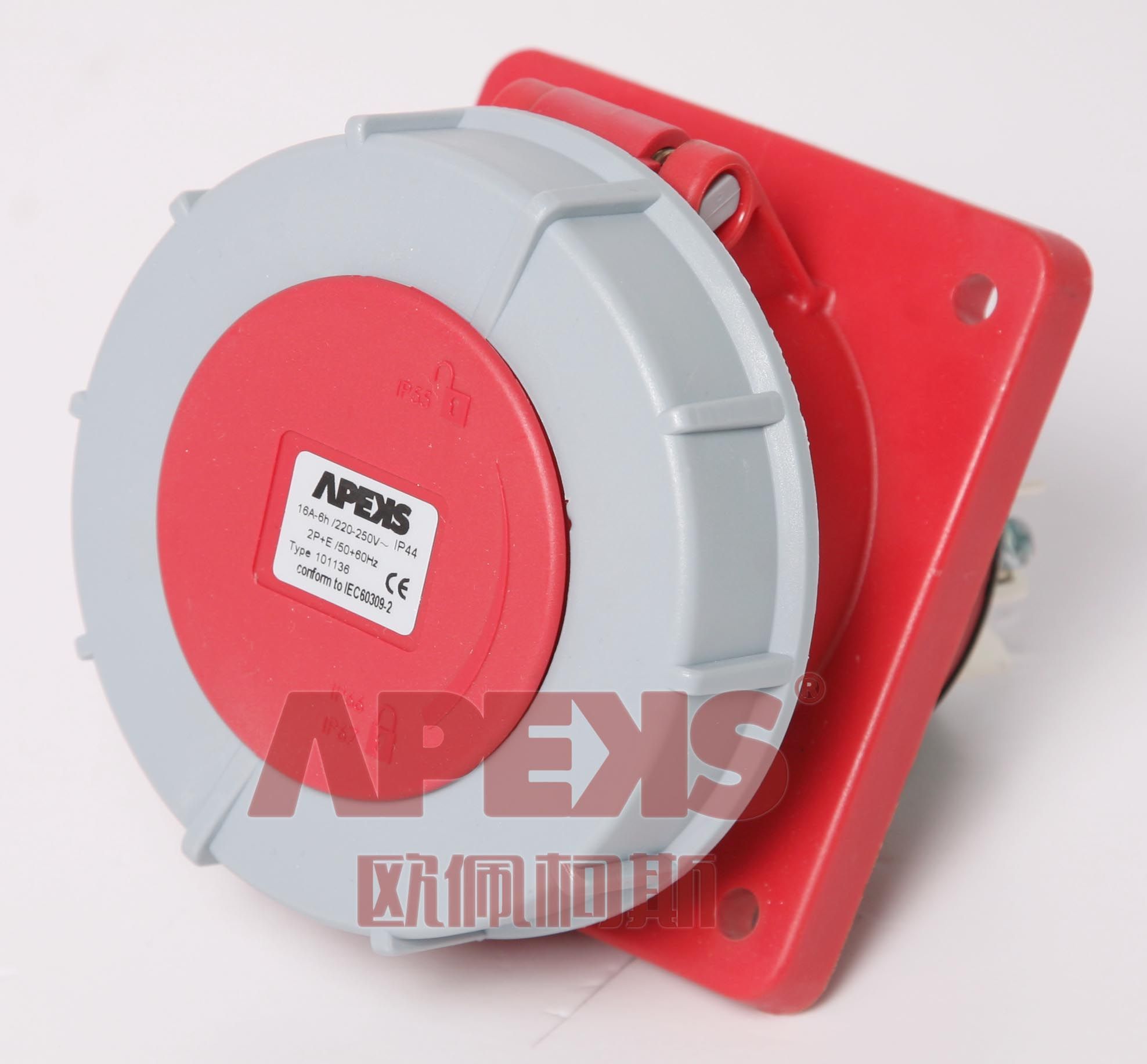 63a/125a Industrial Socket-Straight