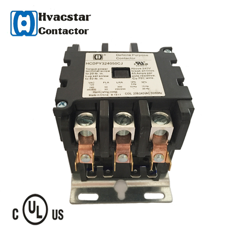 24V Coil UL Approved High Quality Electrical AC Contactors