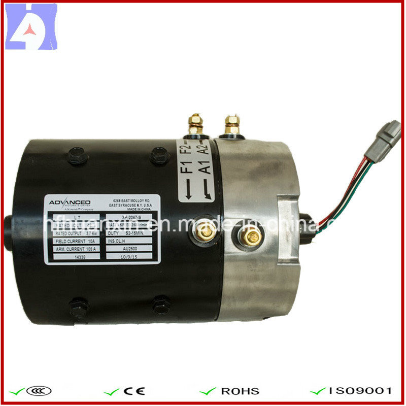 High Torque Kds Brushed Reversible DC Motor XP-2067-S 48V 3.7kw Specifically for Golf Carts