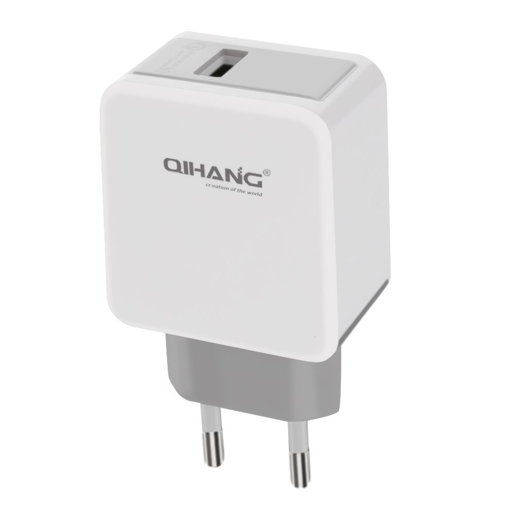 QC3.0 Quick Mobile Phone USB Charger with 1m USB Cable