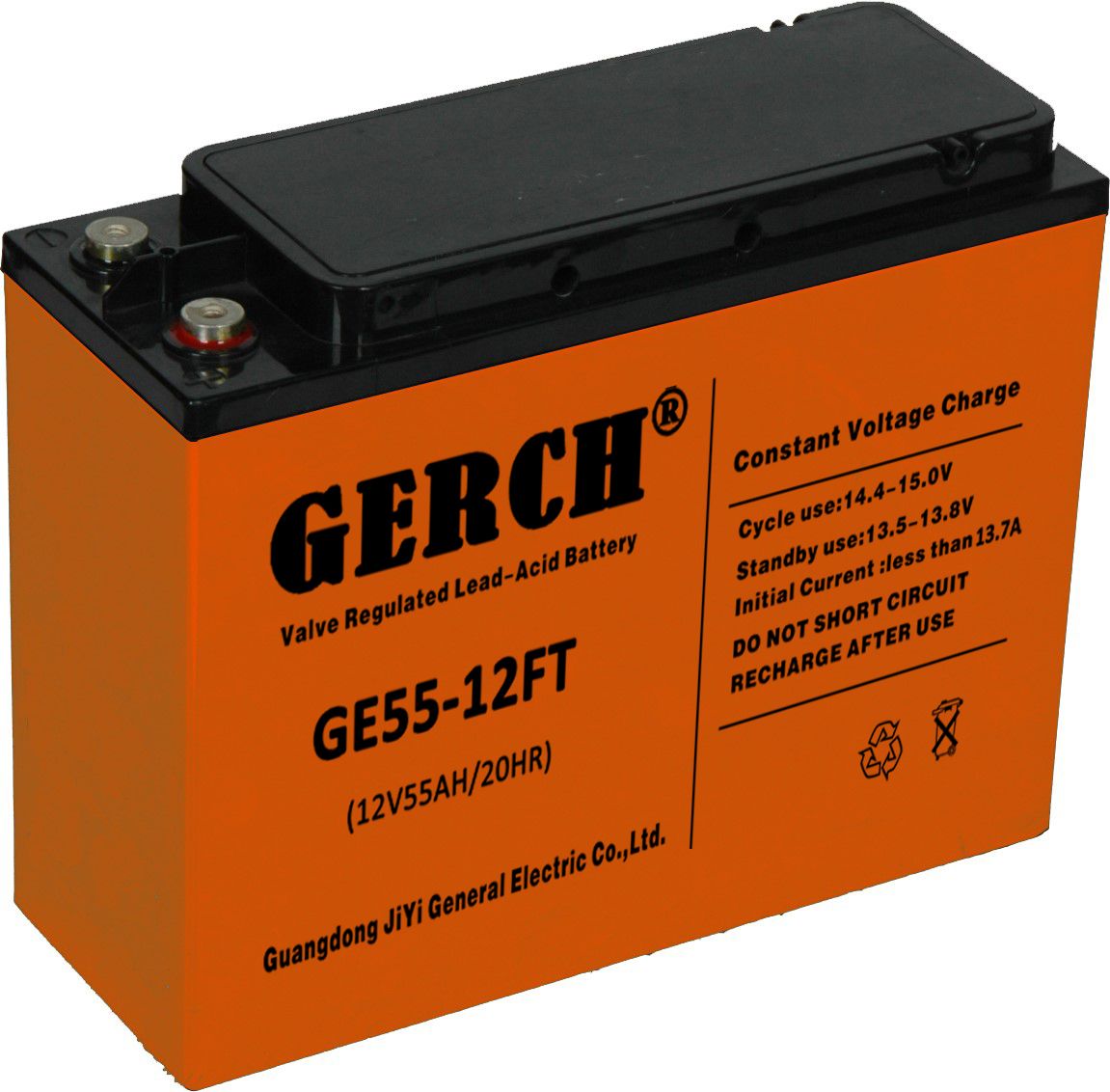 12V55ah Front Access Terminal AGM VRLA UPS EPS Battery Telecom
