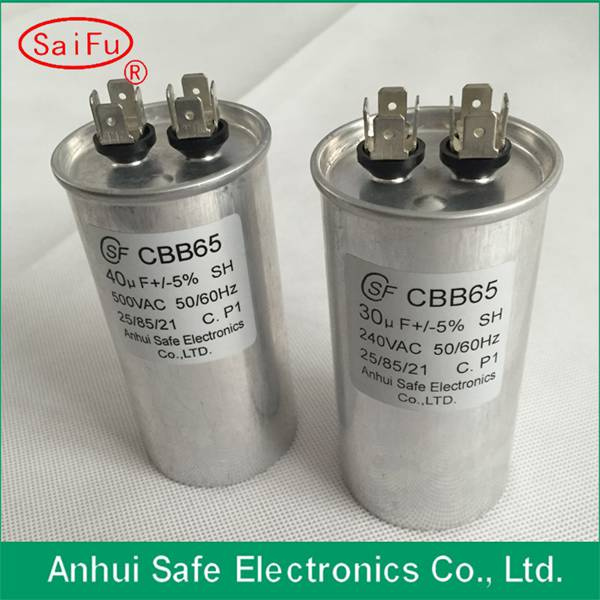 Cbb Series Capacitor Cylinder Type AC Motor Start & Run Capacitor