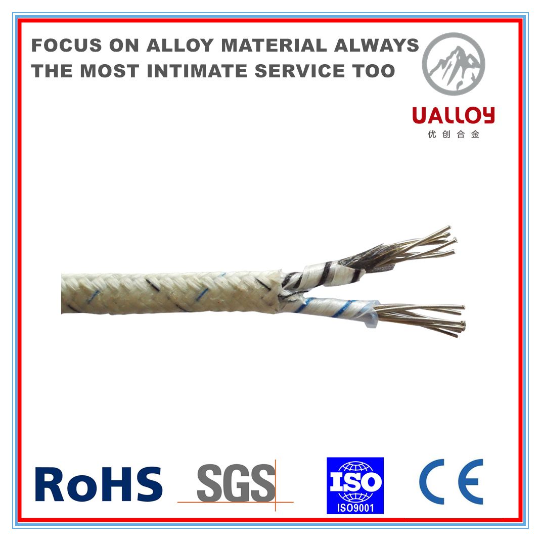 Fiberglass Insulated E Type Thermocouple Cable