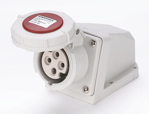 16A 3P+PE IP67 surface-mounted socket (MN1412)