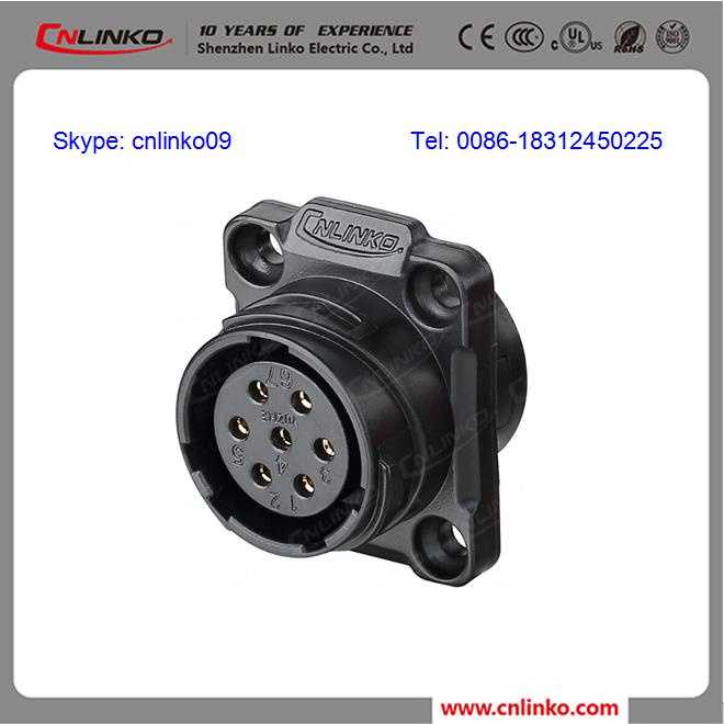 12V DC Power Female Socket Connector CE cUL Certificated Plastic Connector
