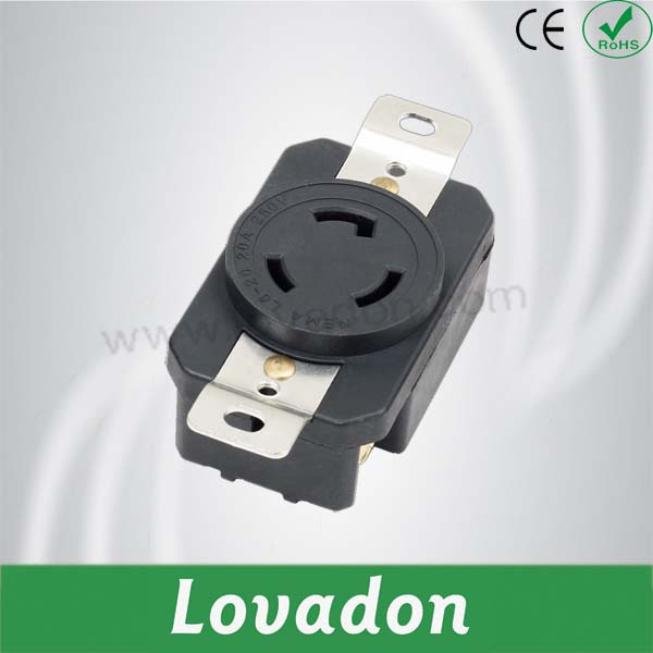 L6-20r Three-Hole American Industrial Outlet and Plug
