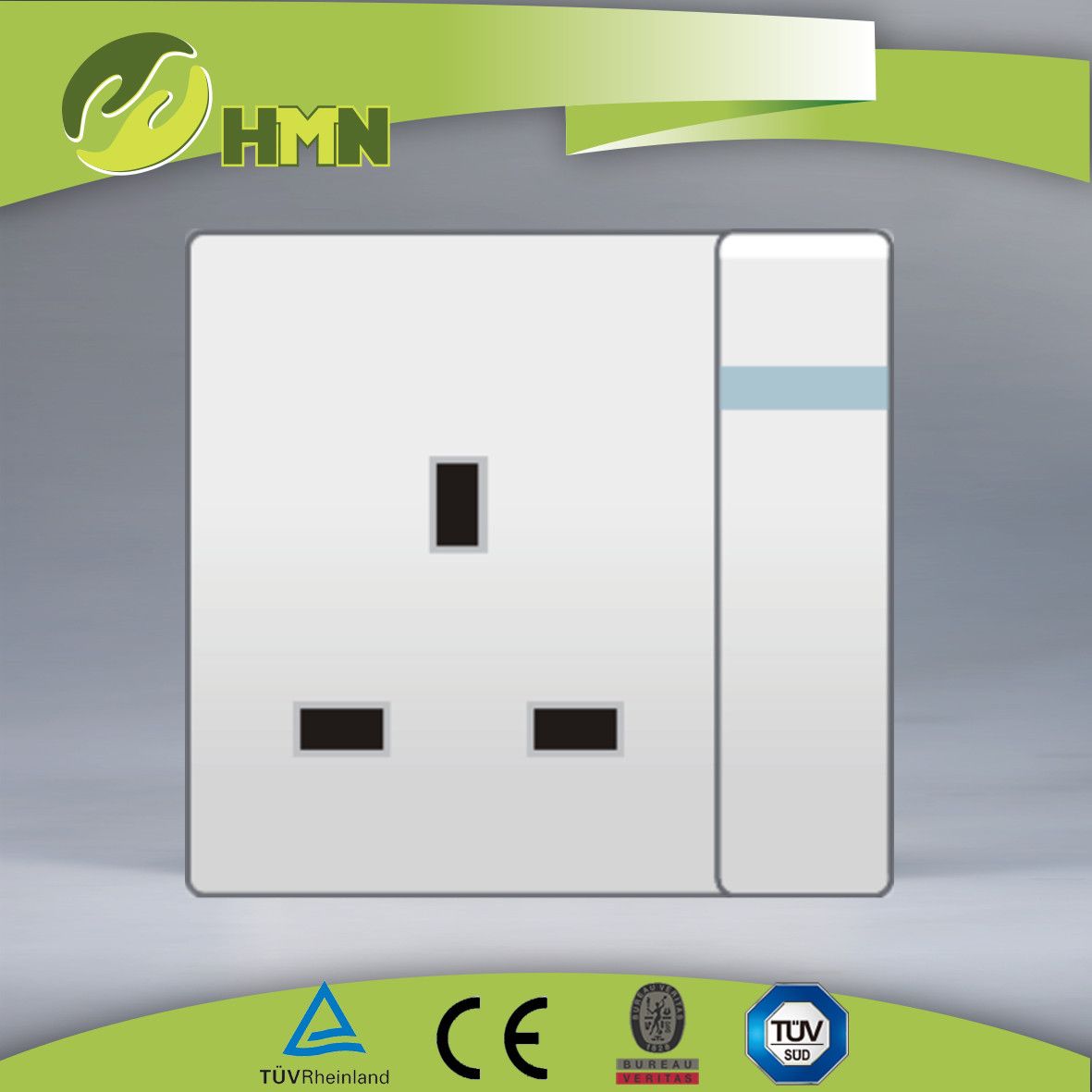 Elegant Design BS Standard 13AMP Socket with Switch