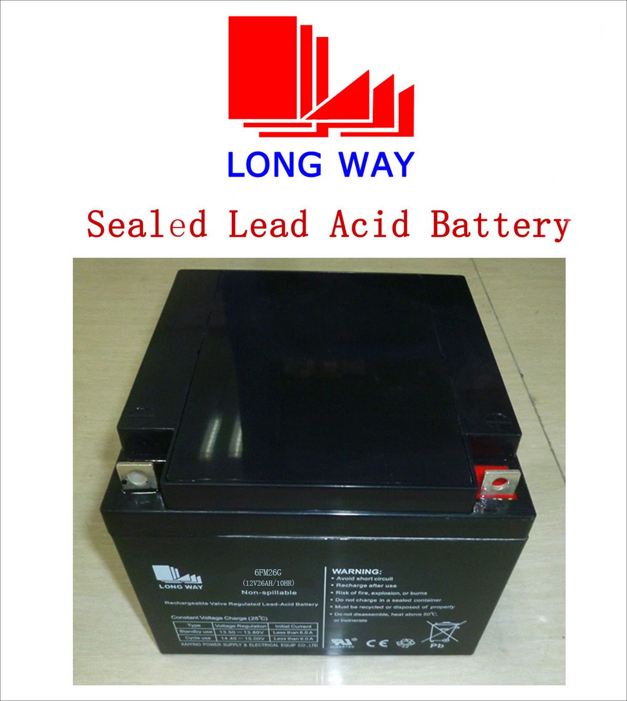 20AMP 6volt Lead Acid Chargeable Emergency UPS Storage Battery