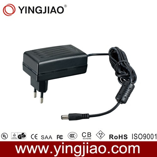 24W EU Plug Power Adaptor with CE