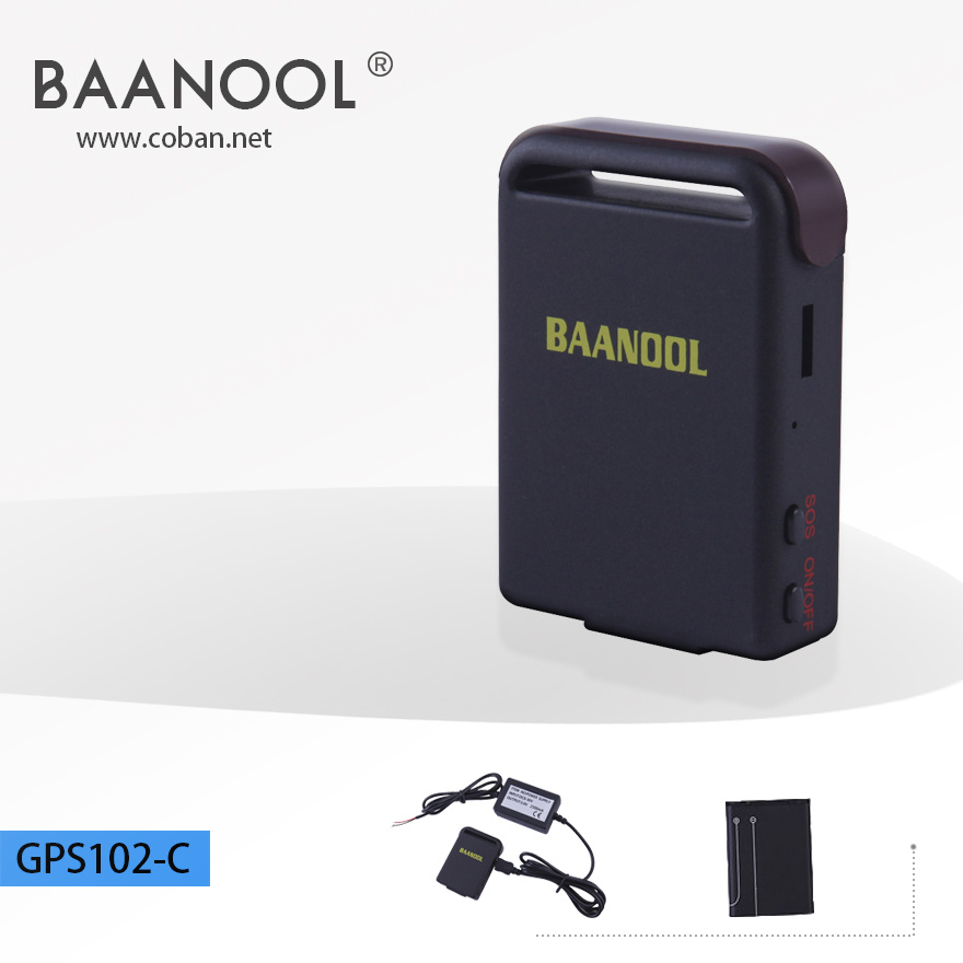 Auto GPS Tracker with Sos Button, SD Card (102B)