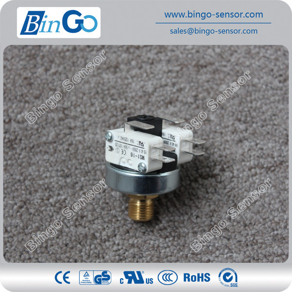 Adjustable Steam Pressure Switch for Liquid, Gas