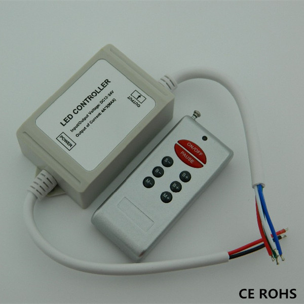 DC12V/144W 24V/288W Waterproof RF 8 Key LED RGB Controller
