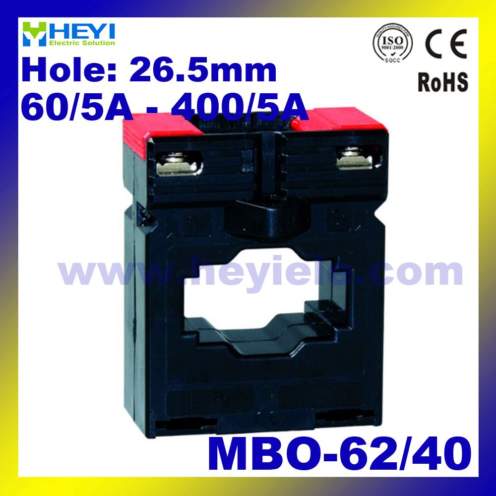 Current Transformer for Ammeter Mbo-62/40 AC Current Transformer 60/5 to 400/5 Toroidal Current Transformers