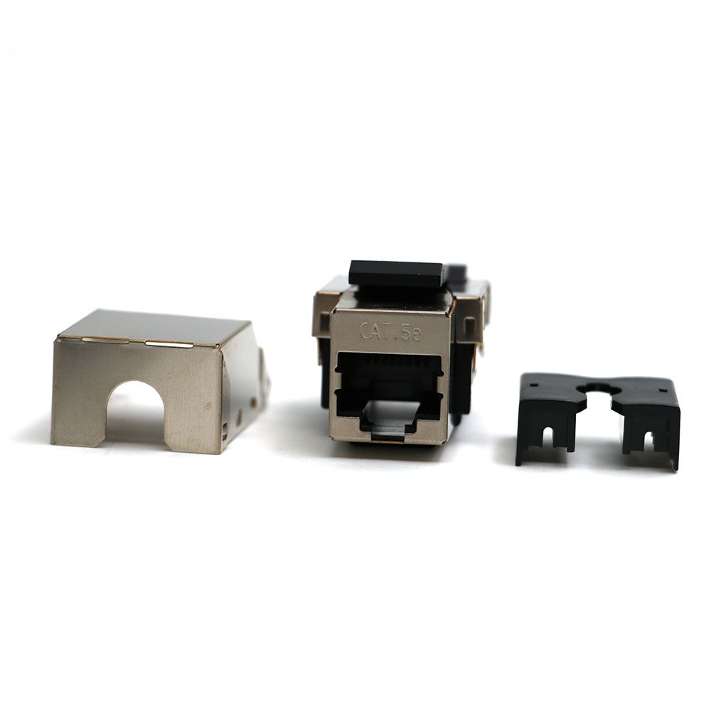 Shield Cat5e Keystone Jacket Network UTP Module Connector