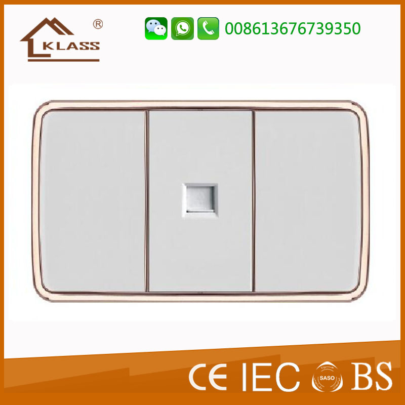 Internet Date Power Wall Socket RJ45 for Network Connector