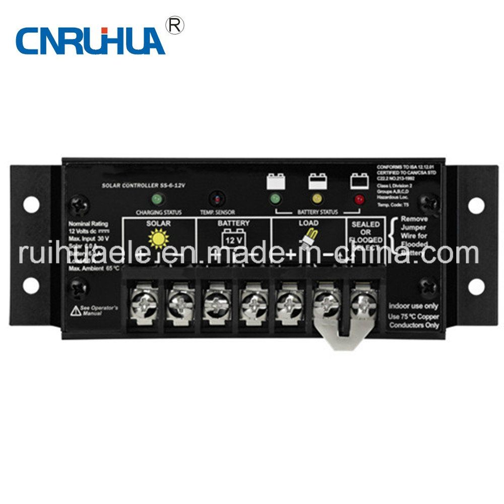 2017 6A 10A 20A 12/24vsolar Battery Charge