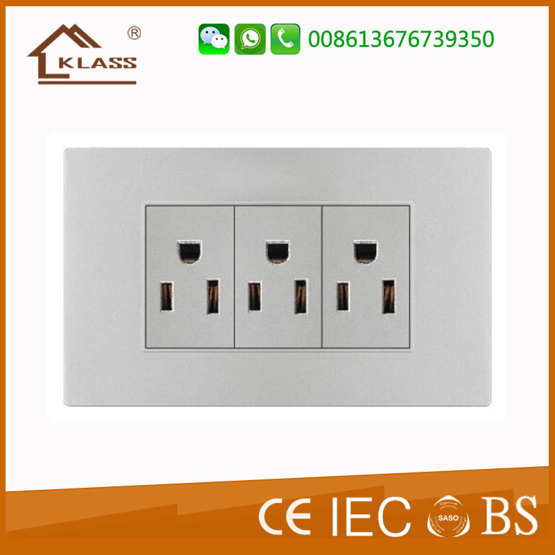 Triple 3 Pole Socket Good Sell for Peru Market