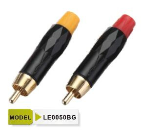RCA Audio Connector Male Gold-Plated Cable Jack Plug Male