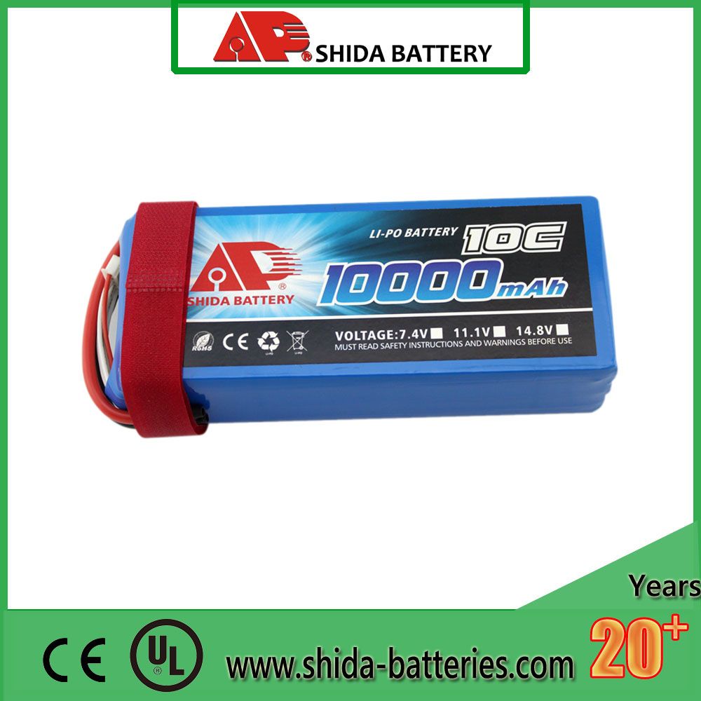 10000mAh 22.2V Crop Sprayer Drone Lithium Polymer Battery
