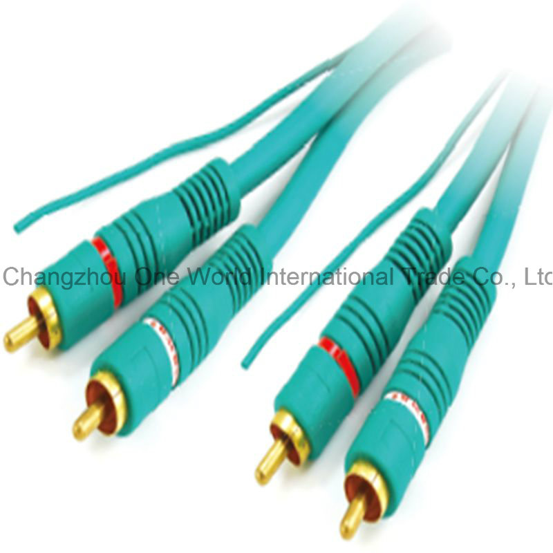 2 RCA Plugs - 2RCA Plugs Cable