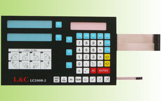 Industrial Embossed Waterproof Membrane Switch / Membrane Switch Keypad