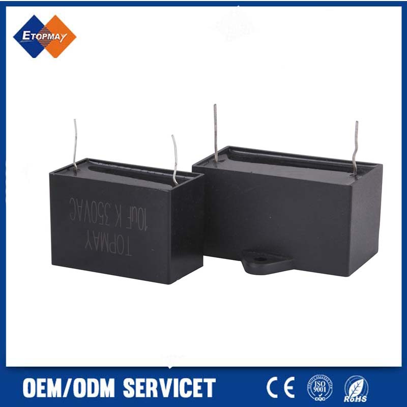 10UF 250VAC Metallized Polypropylene Film Capacitor Topmay