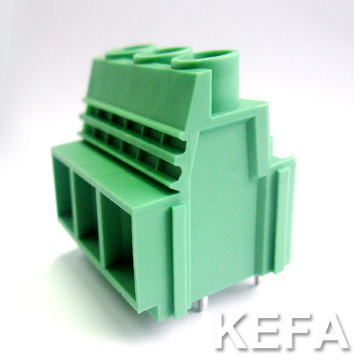 Screw Terminal Block with Wire Direction of 45 Angle
