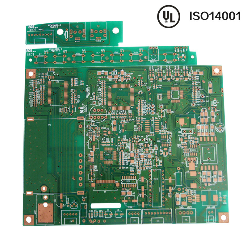Enig Green Soldermask Multilayer PCB Fr-4 Circuit Board