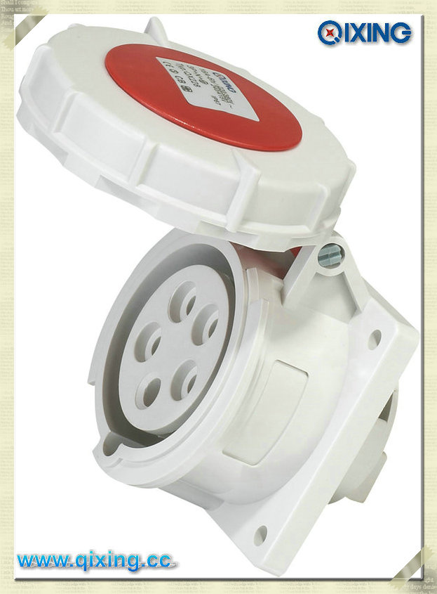 IP67 5p Red 16A European Standard Socket